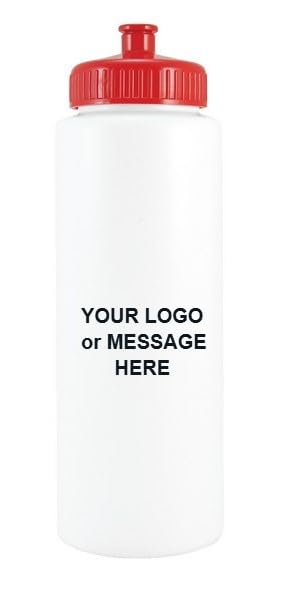 25-Qty Personalized 32 Oz. Sports Bottle - Bulk Promotional Water Bottles