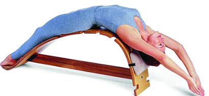 Wooden Stretching Bench for Back Relief & Flexibility Training