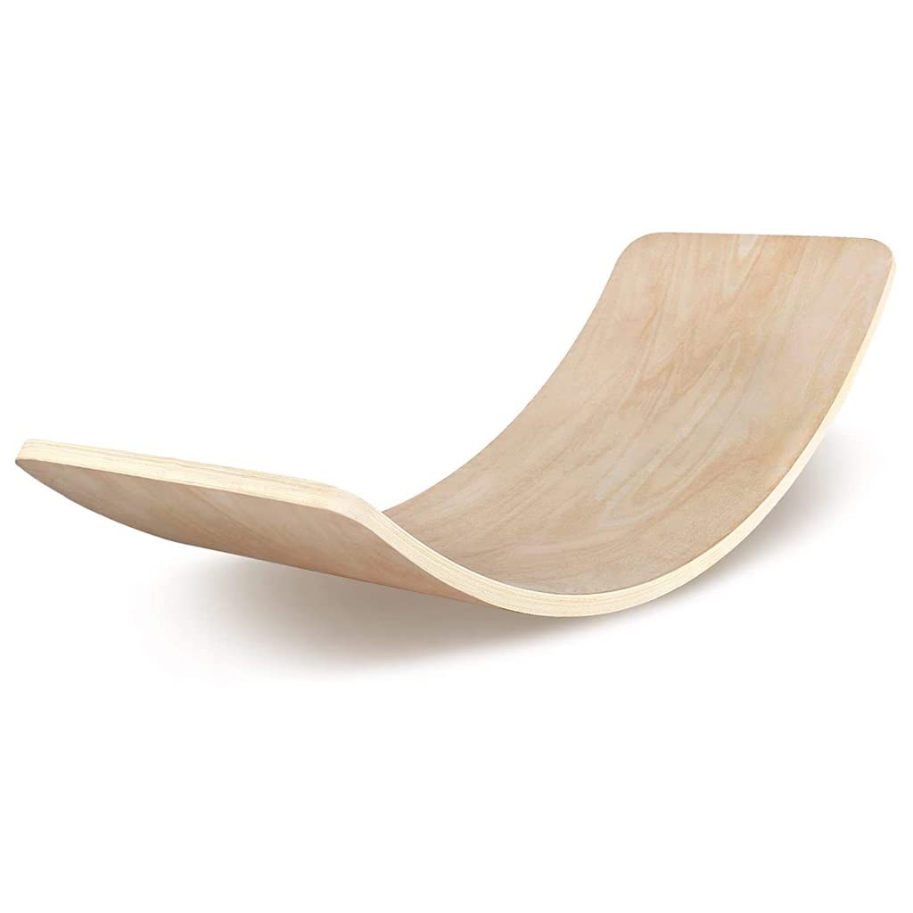 Wooden Balance Board for Core & Fitness Training