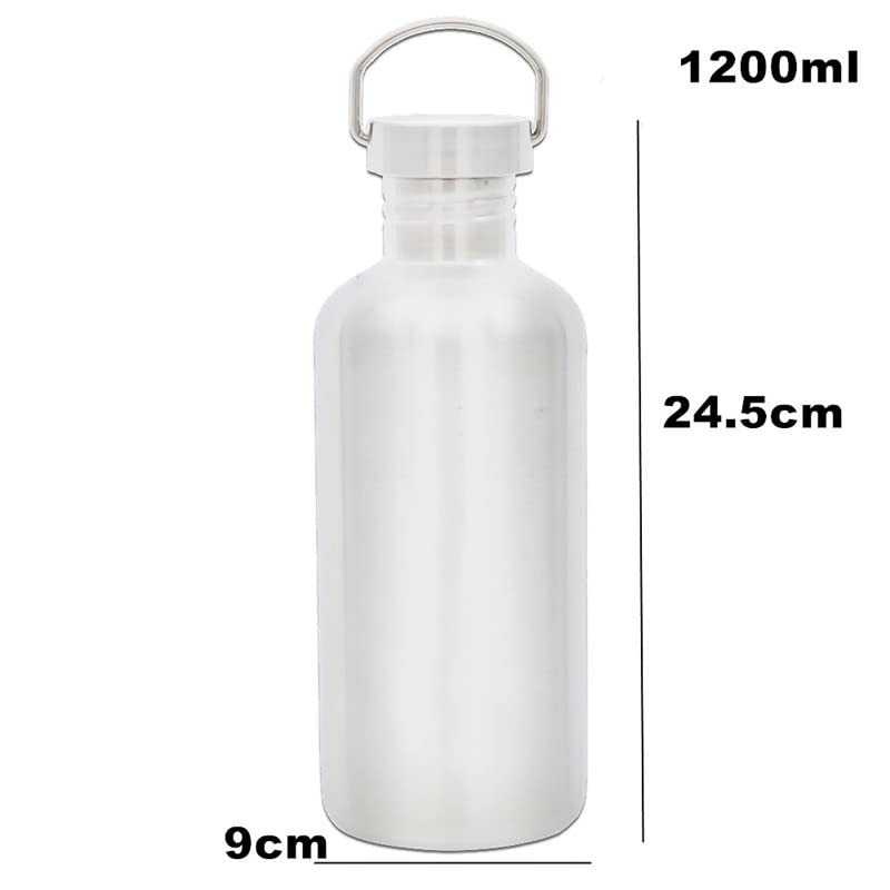 1200ml Stainless Steel Sports Water Bottle