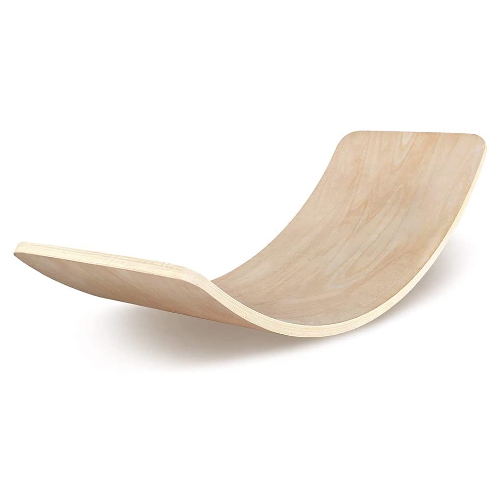 Wooden Balance Board for Core & Fitness Training