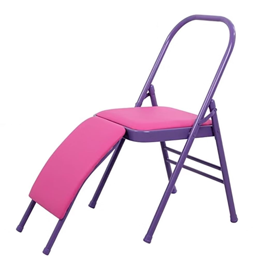 Foldable Yoga Chair with Lumbar Support Frame