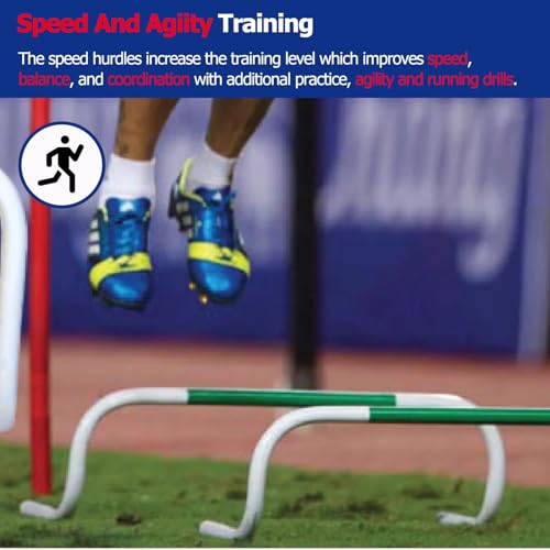 Multicolor Agility Hurdles for Speed Training