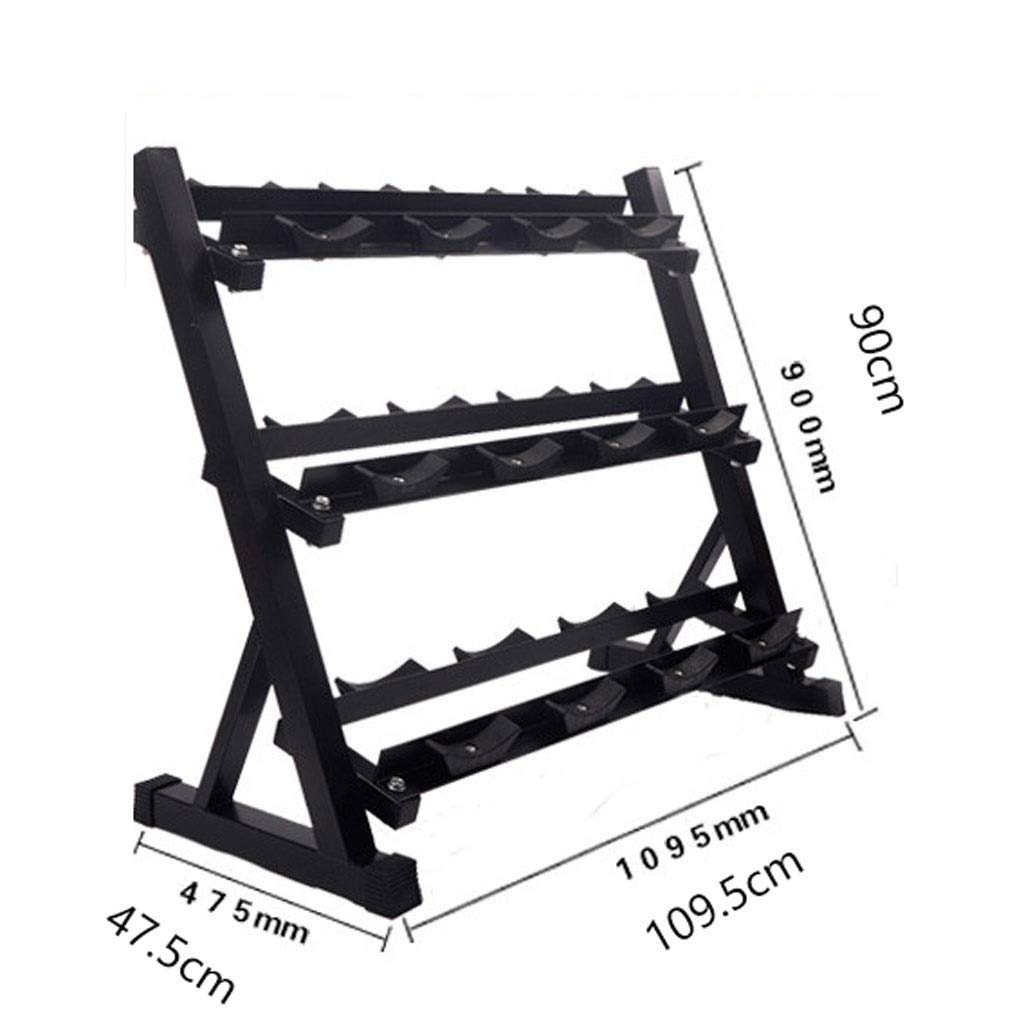 3-Tier Dumbbell Storage Rack Stand