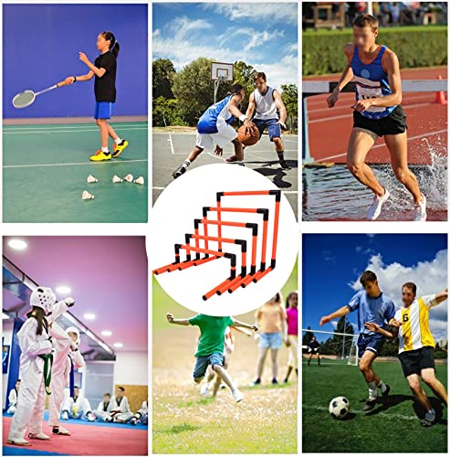 5-Pack PVC Agility Training Hurdles Set
