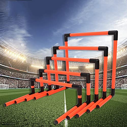 5-Pack PVC Agility Training Hurdles Set