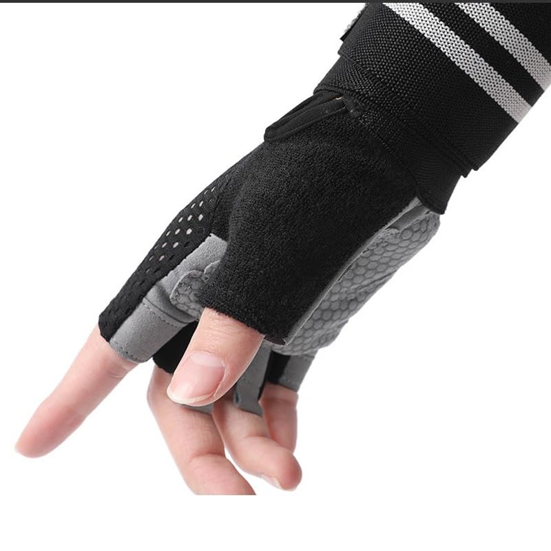 Men's Breathable Fitness Gloves with Wrist Support