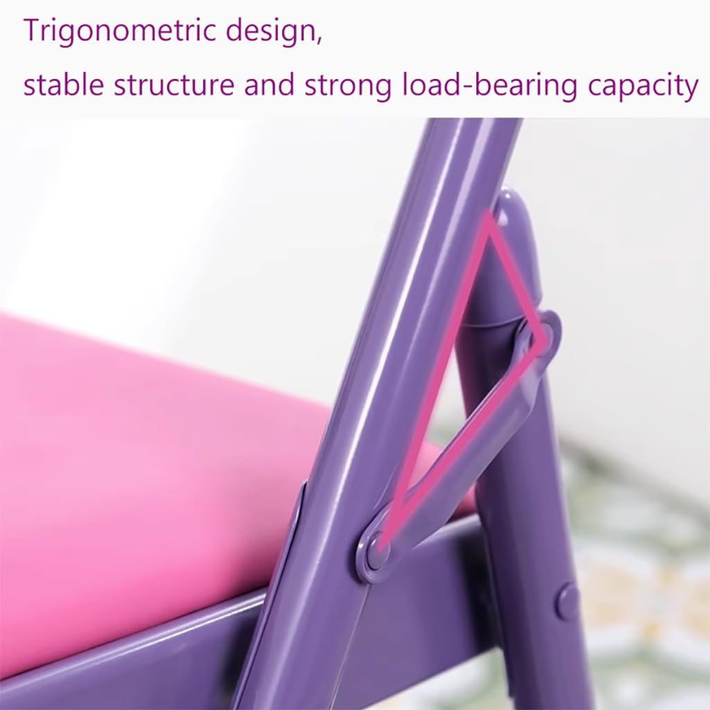 Foldable Yoga Chair with Lumbar Support Frame