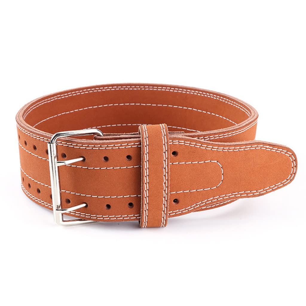 Leather Weightlifting Belt with Back Support