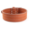 Leather Weightlifting Belt with Back Support