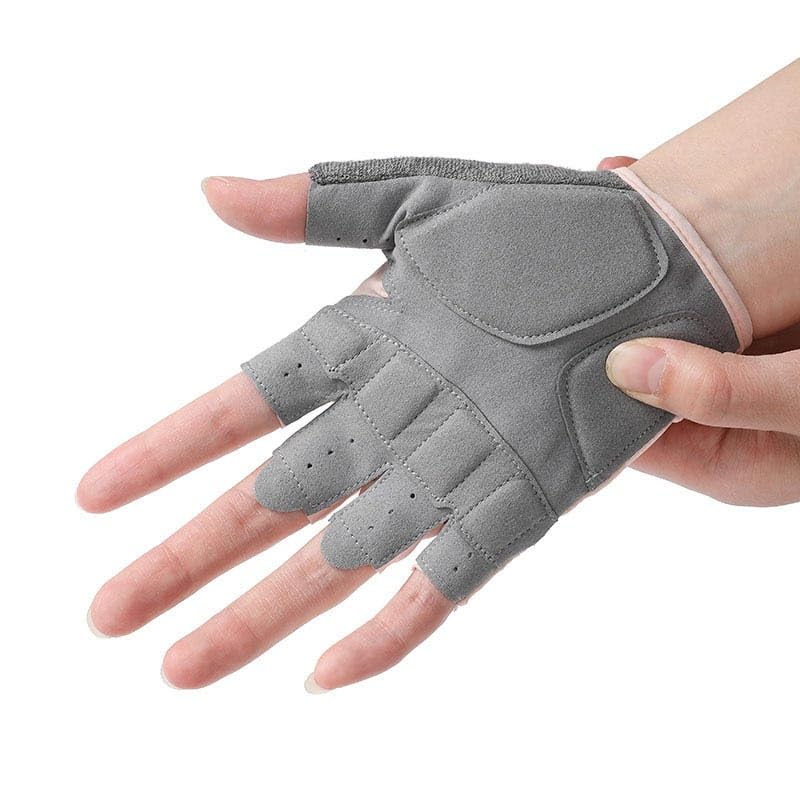 Men's Half Finger Fitness Gloves with Wrist Support