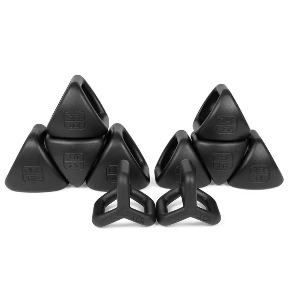 3-in-1 Dumbbell Kettlebell Push-Up Stand Set 12-Piece