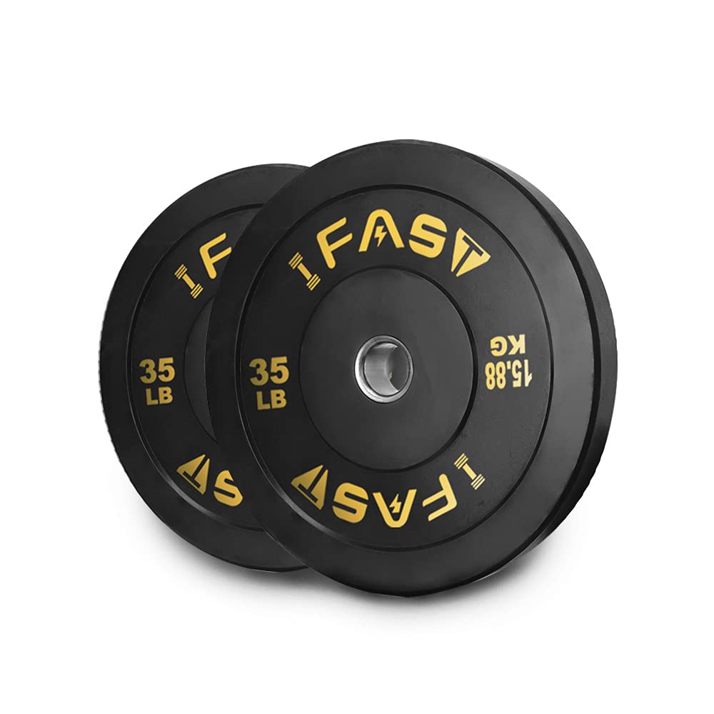 Olympic Rubber Bumper Weight Plates Set
