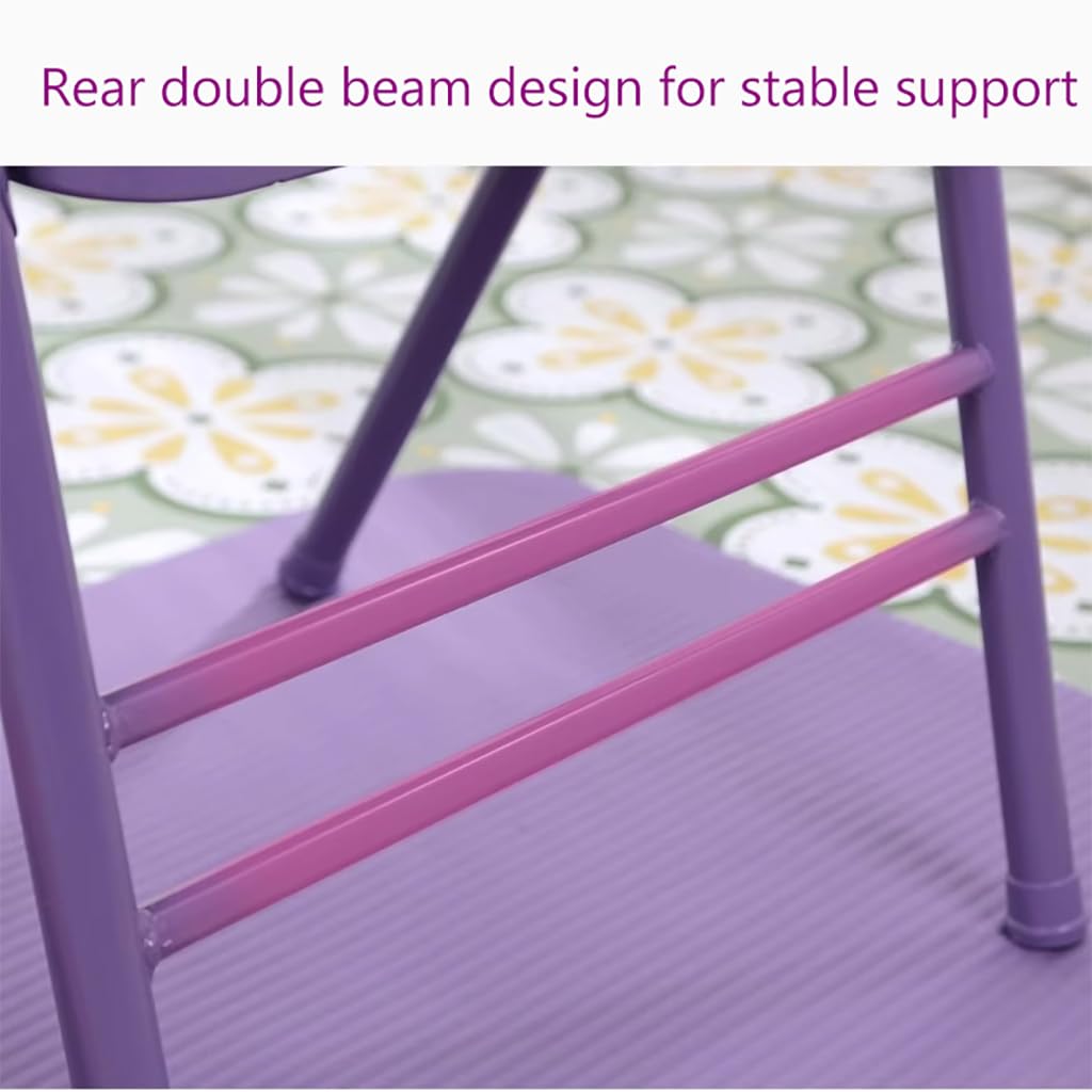 Foldable Yoga Chair with Lumbar Support Frame