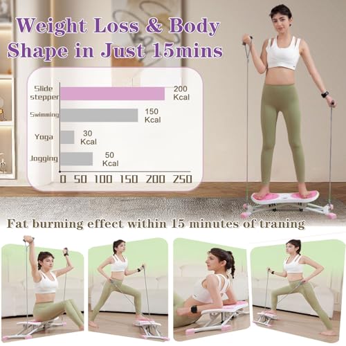 Balance Board Core Trainer with LCD Monitor & Resistance Bands