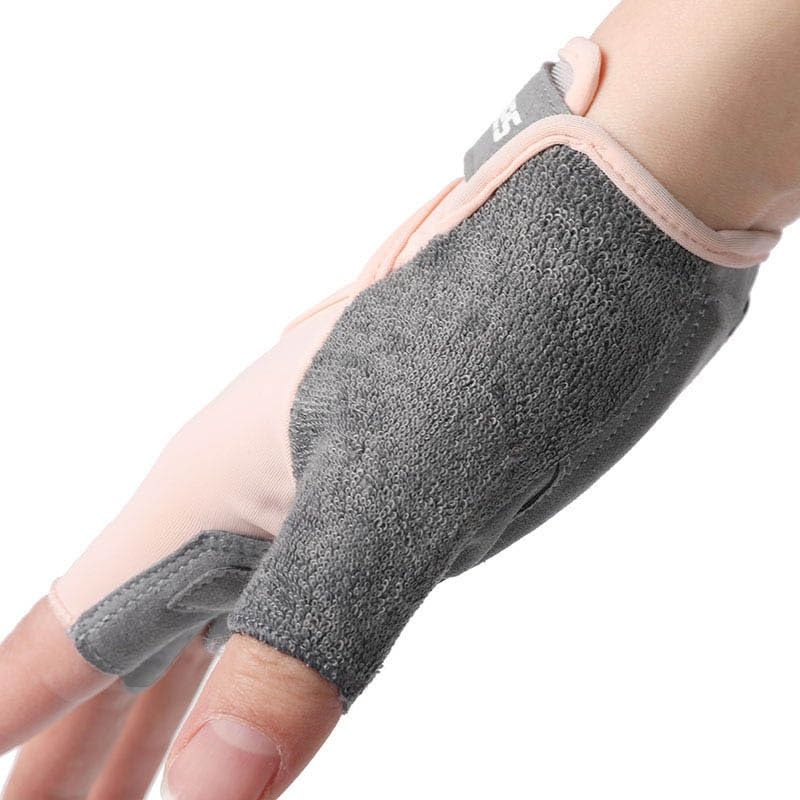 Men's Half Finger Fitness Gloves with Wrist Support