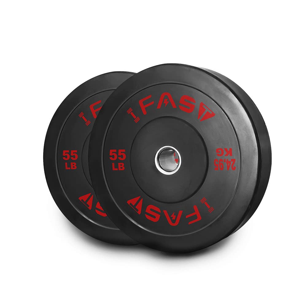 Olympic Rubber Bumper Weight Plates Set