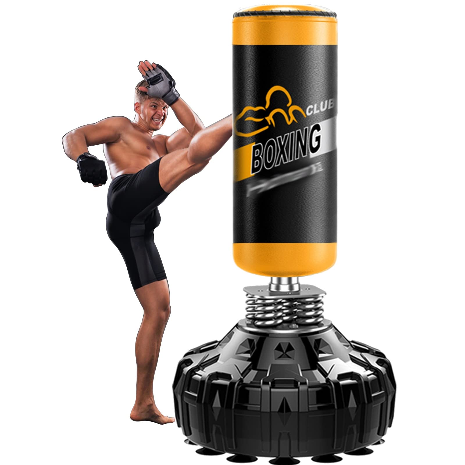 Freestanding Punching Bag with Suction Base 175cm
