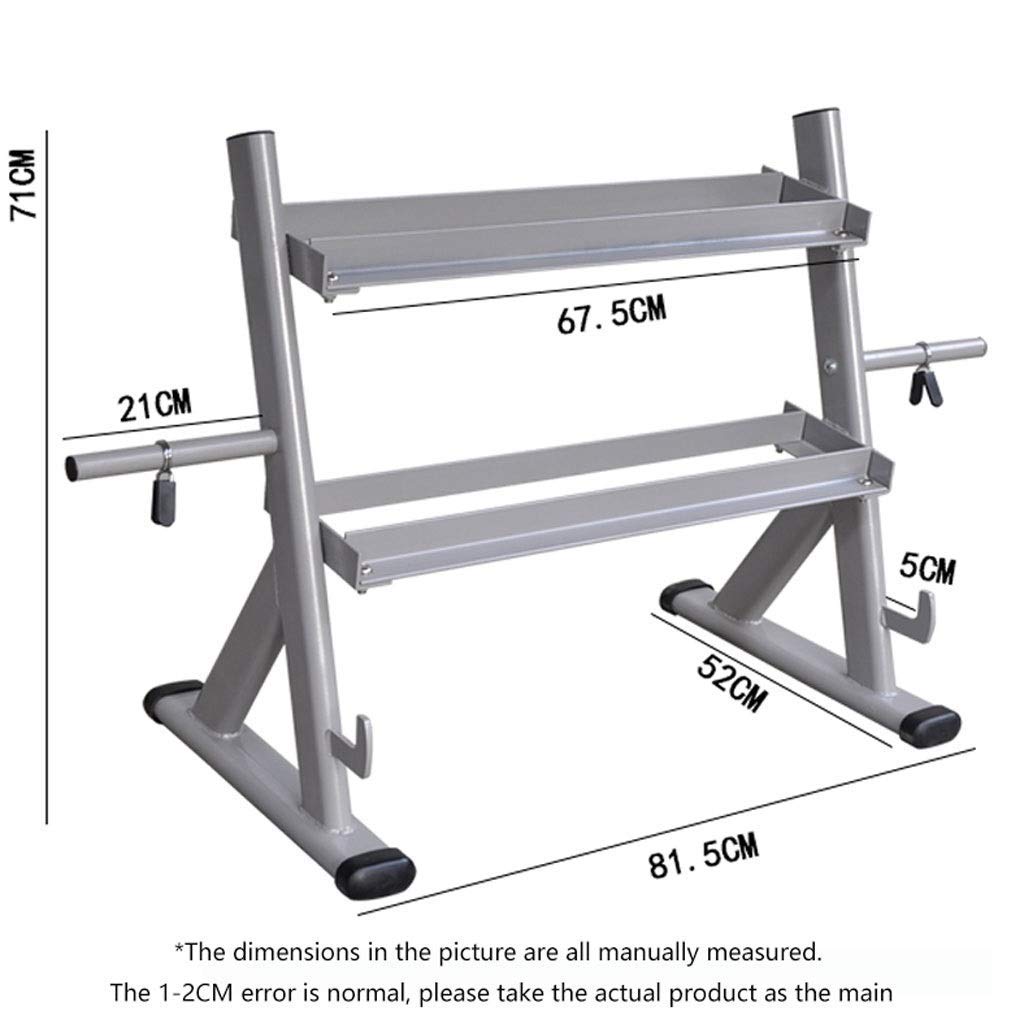2-Tier Dumbbell Storage Rack Stand