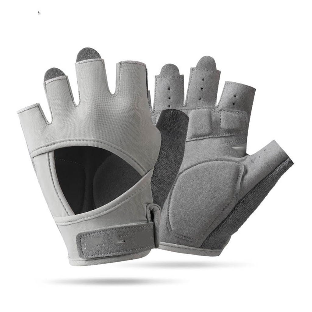 Men's Half Finger Fitness Gloves with Wrist Support