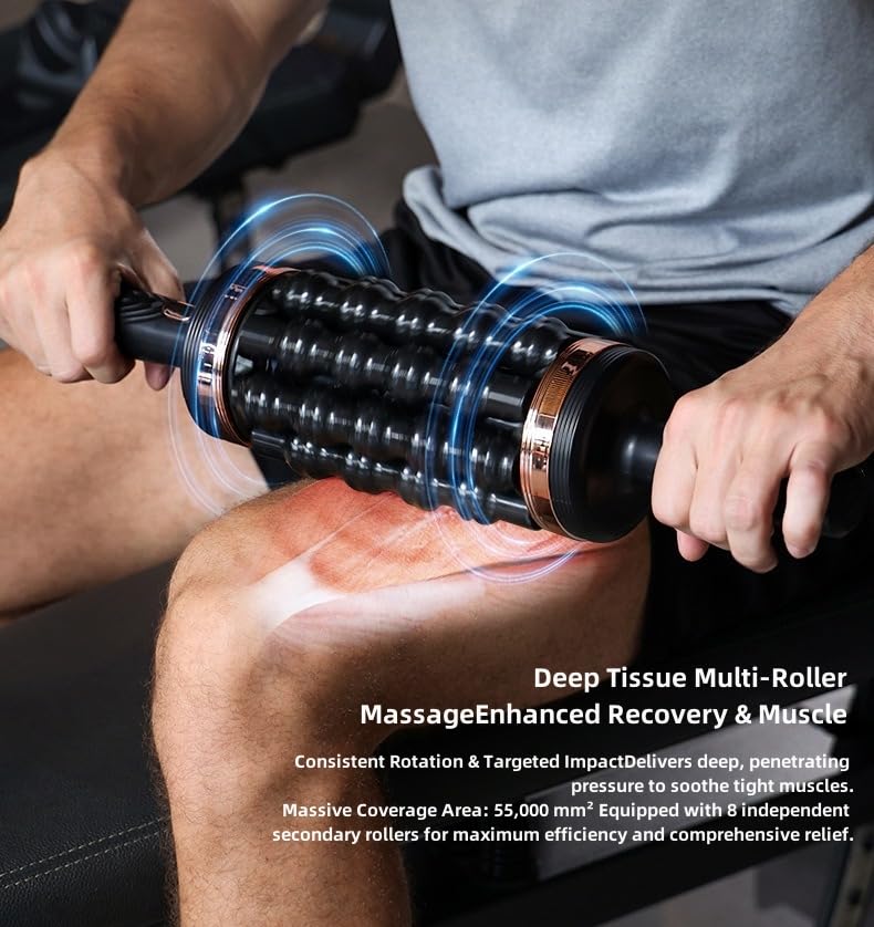 Electric Muscle Roller Stick for Deep Tissue Recovery & Relaxation