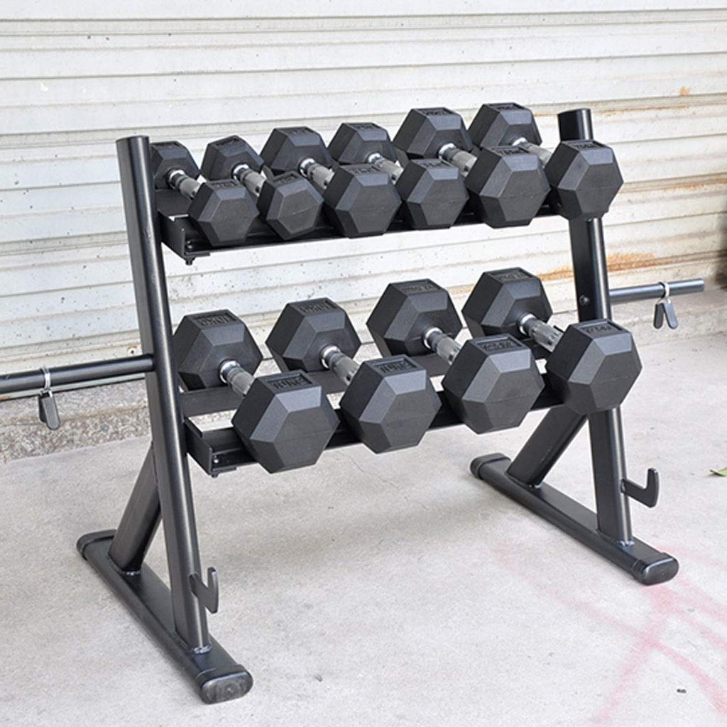 2-Tier Dumbbell Holder Storage Rack