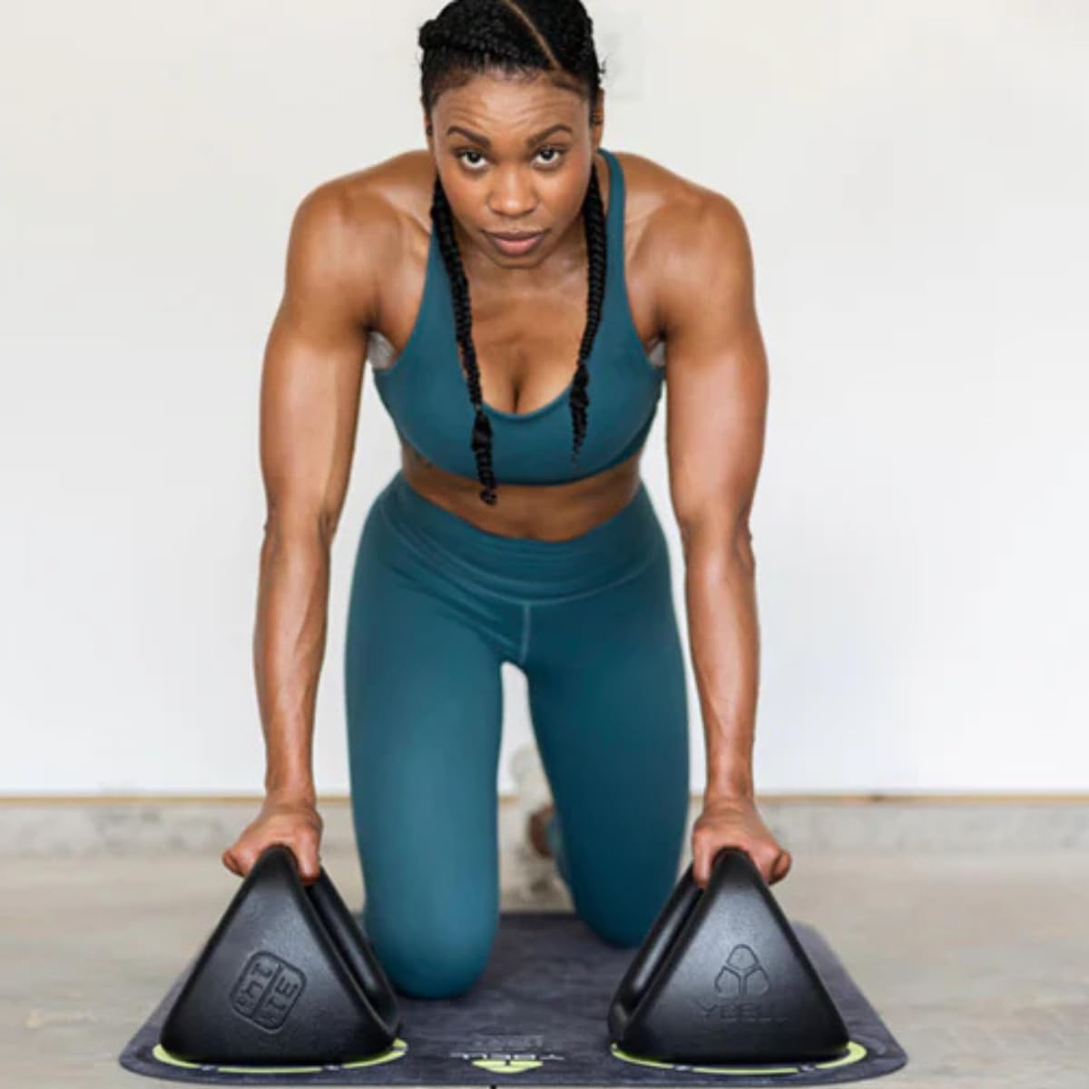 3-in-1 Dumbbell Kettlebell Push-Up Stand Set 12-Piece