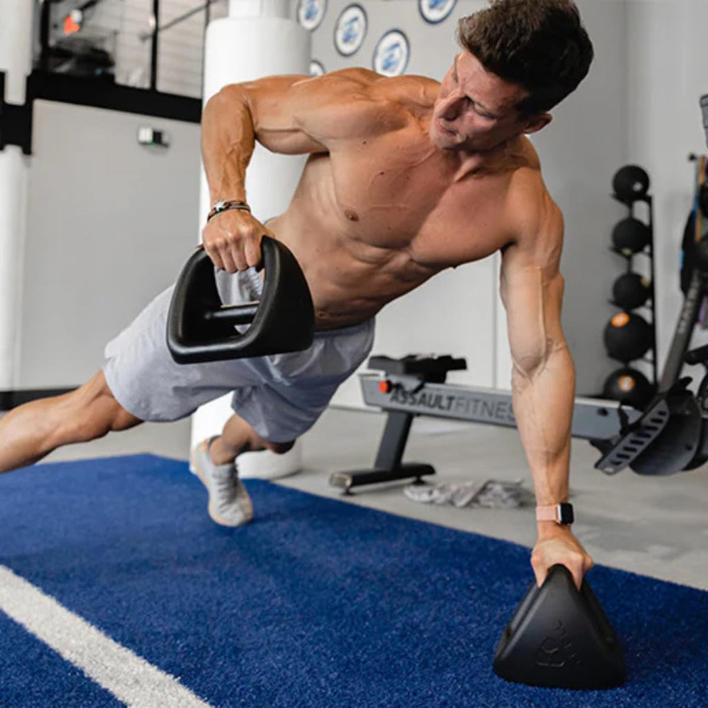 3-in-1 Dumbbell Kettlebell Push-Up Stand Set 12-Piece