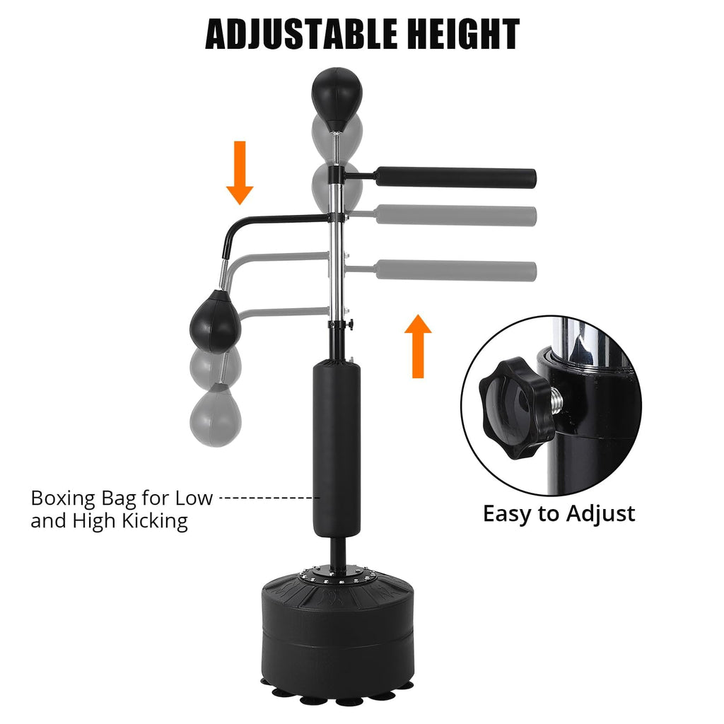 3-in-1 Freestanding Punching Bag Training Set