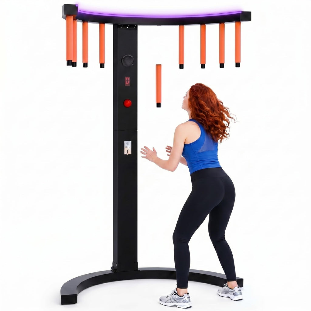 LED Reflex Training Catch Stick Game Machine