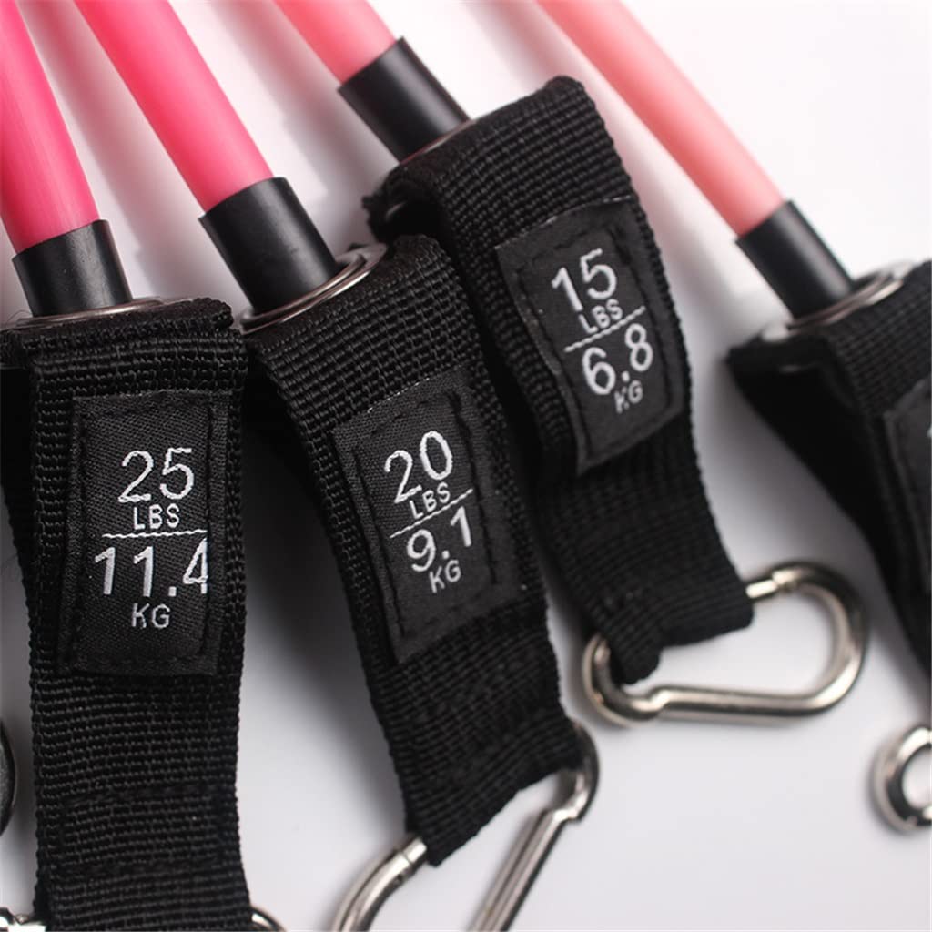 16-Piece Resistance Bands Set 150LB Training Kit