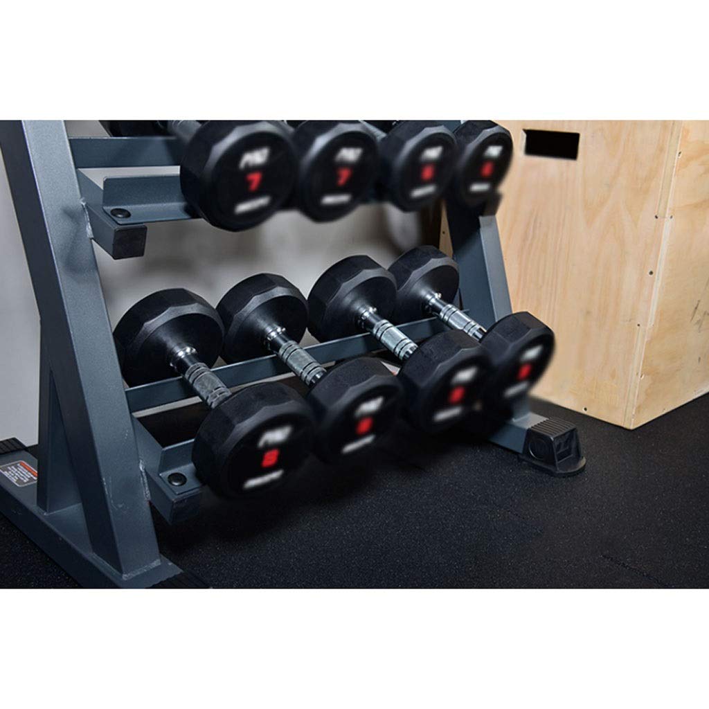 3-Tier Steel Dumbbell Rack Storage Stand
