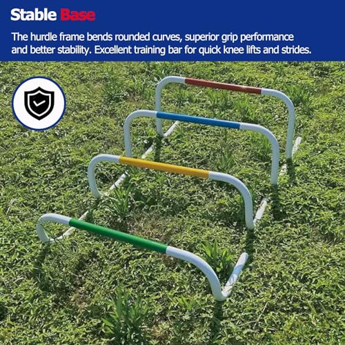 Multicolor Agility Hurdles for Speed Training