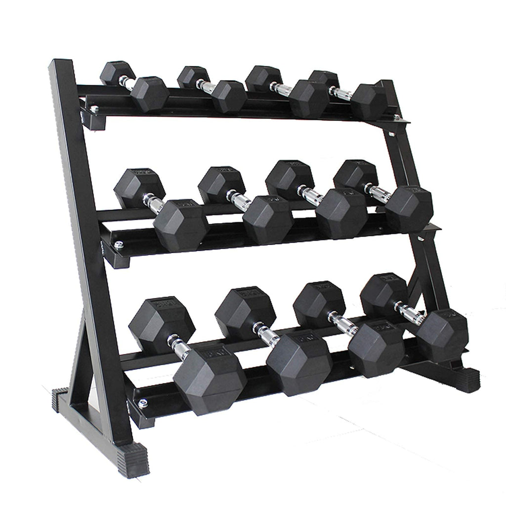 3-Tier Vertical Dumbbell Storage Rack