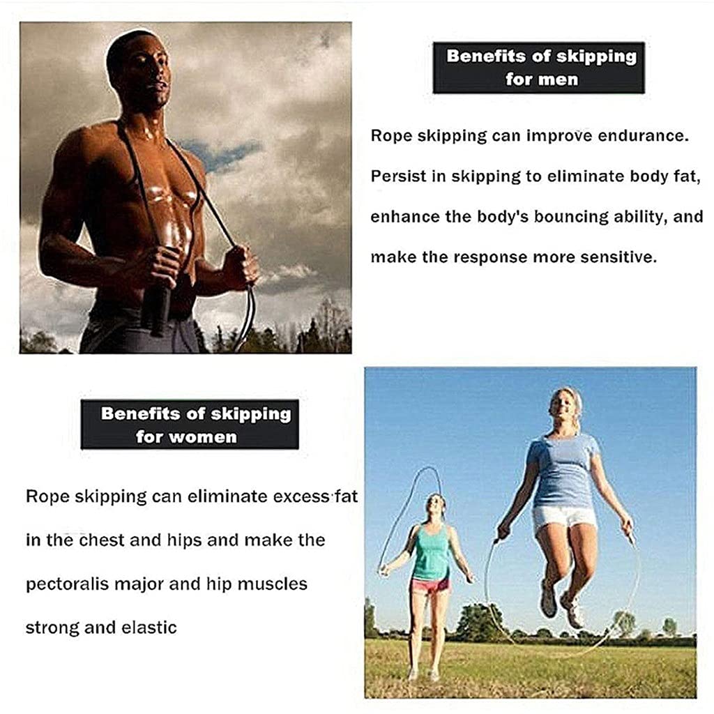 Weighted Speed Jump Rope for Fitness Training