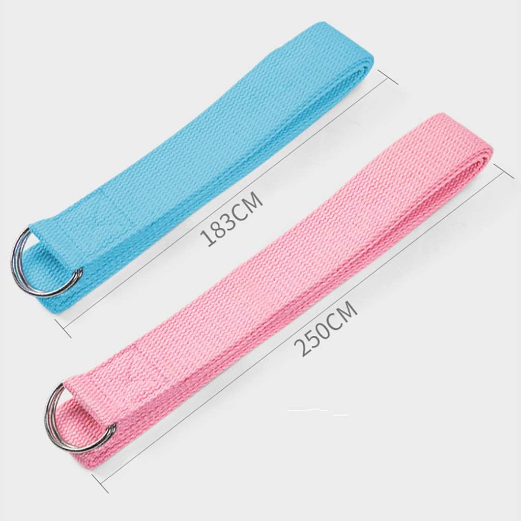Yoga Blocks & Strap Set with High-Density Foam Bricks (2-Pack)