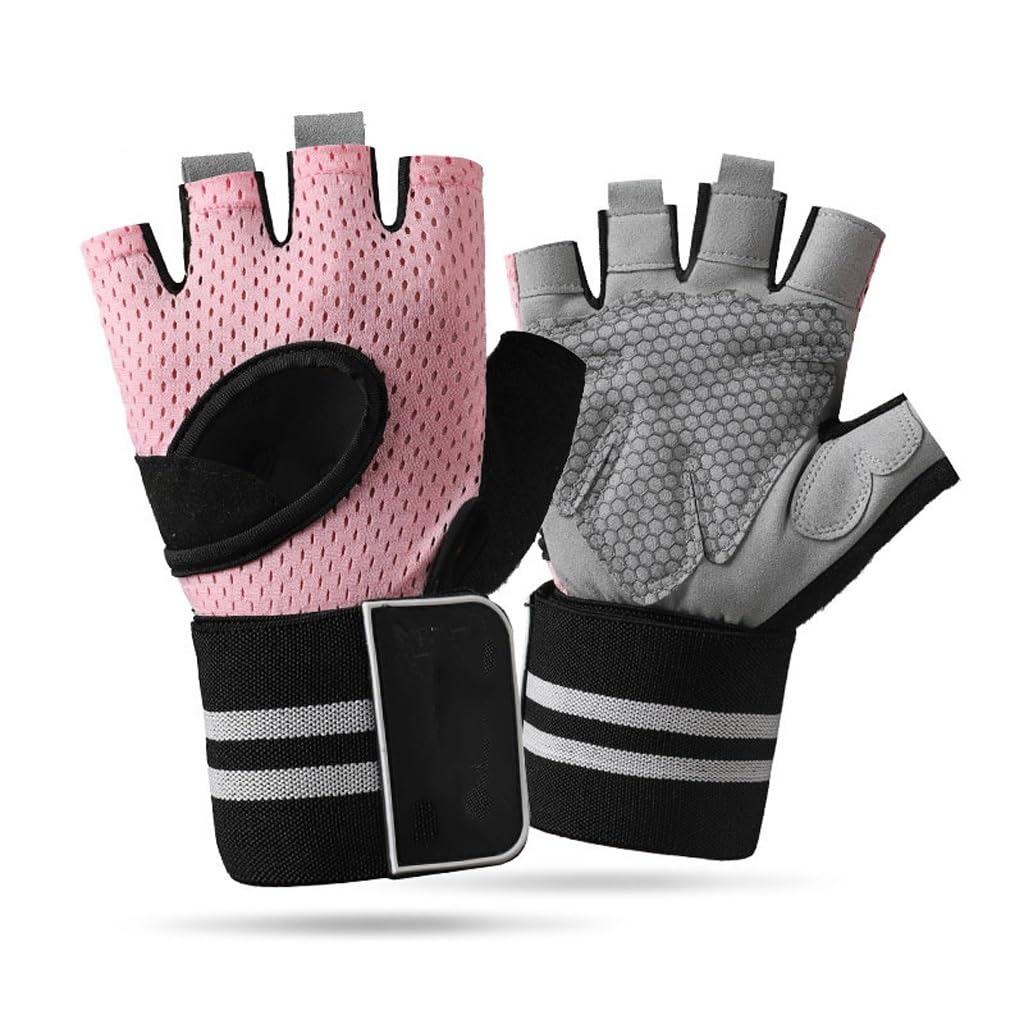 Men's Breathable Fitness Gloves with Wrist Support