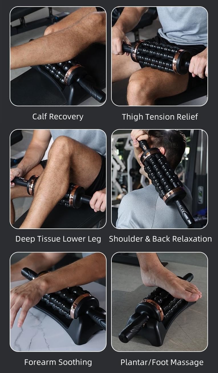 Electric Muscle Roller Stick for Deep Tissue Recovery & Relaxation
