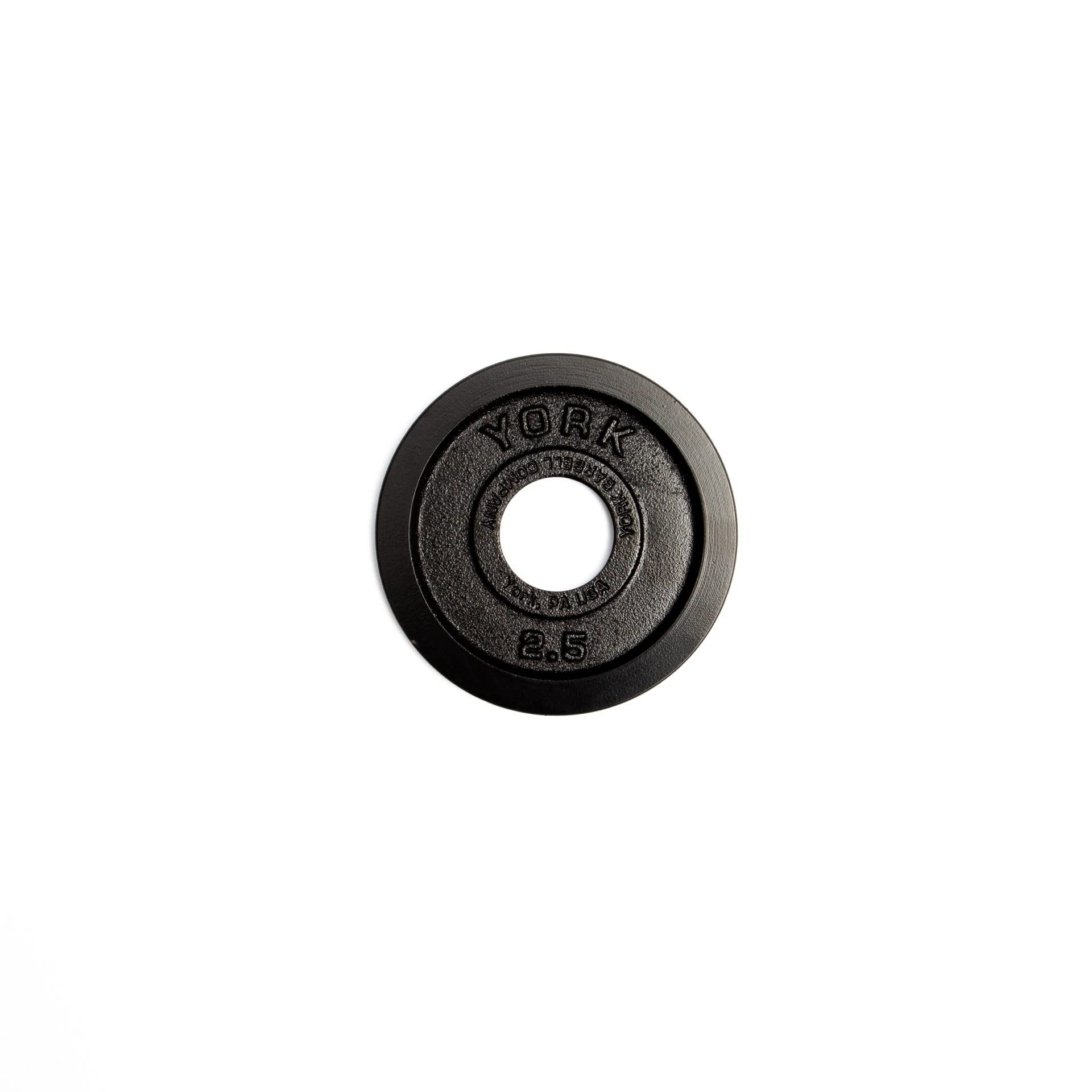 York Barbell Legacy Cast Iron Precision Milled Olympic Plate Set