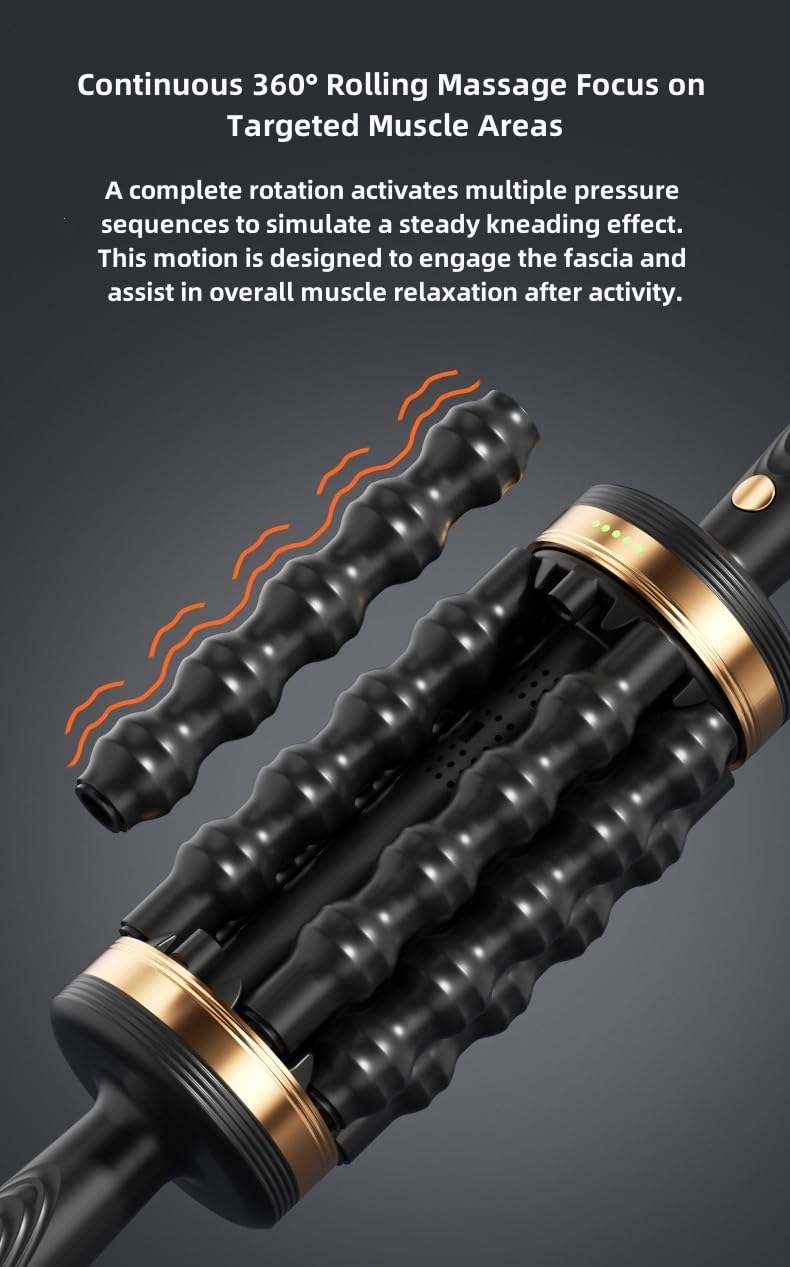 Electric Muscle Roller Stick for Deep Tissue Recovery & Relaxation