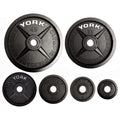 York Barbell Legacy Cast Iron Precision Milled Olympic Plate Set