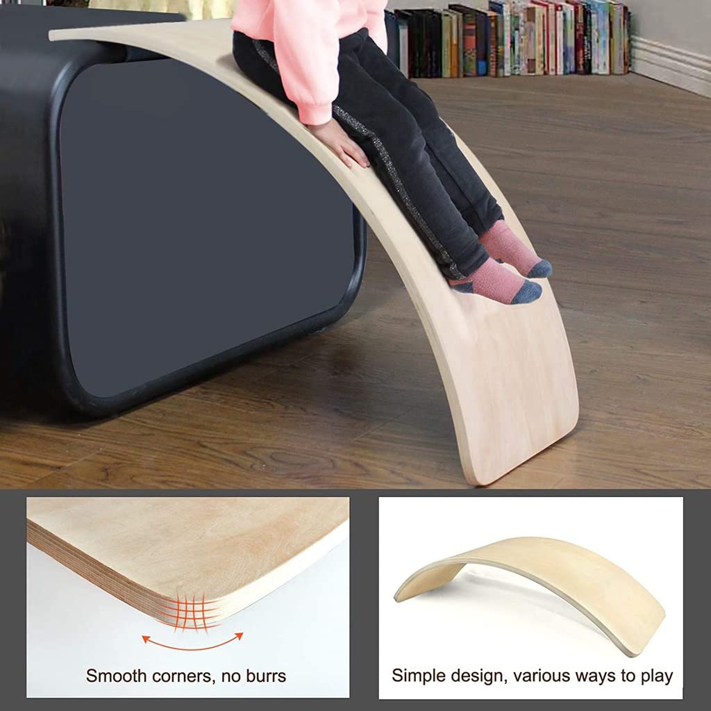 Wooden Balance Board for Core & Fitness Training