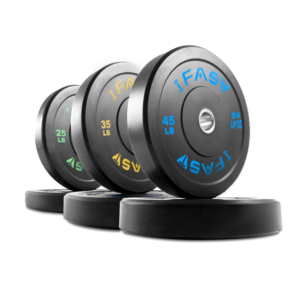 Olympic Rubber Bumper Weight Plates Set