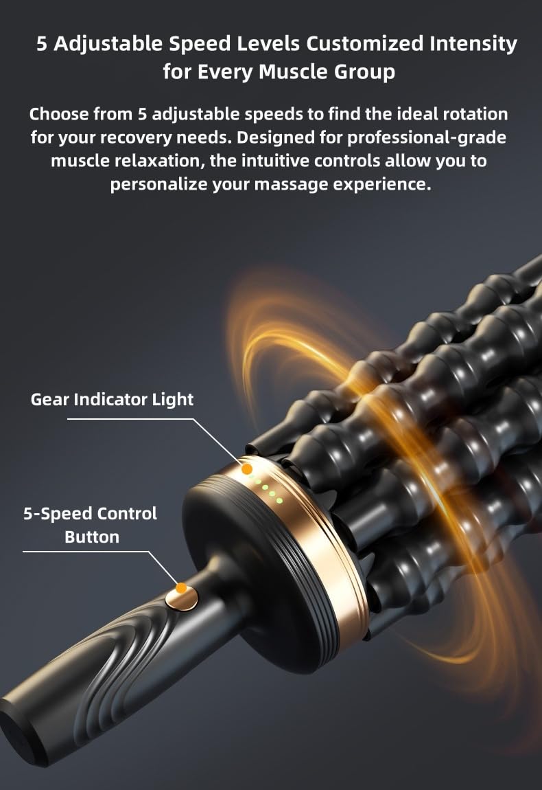 Electric Muscle Roller Stick for Deep Tissue Recovery & Relaxation