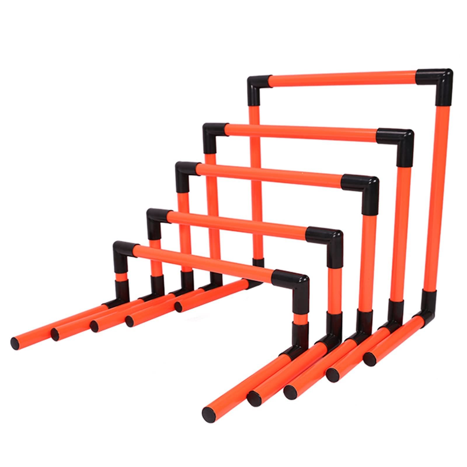 5-Pack PVC Agility Training Hurdles Set