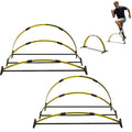 6-Pack Adjustable Agility Hurdles for Speed Training