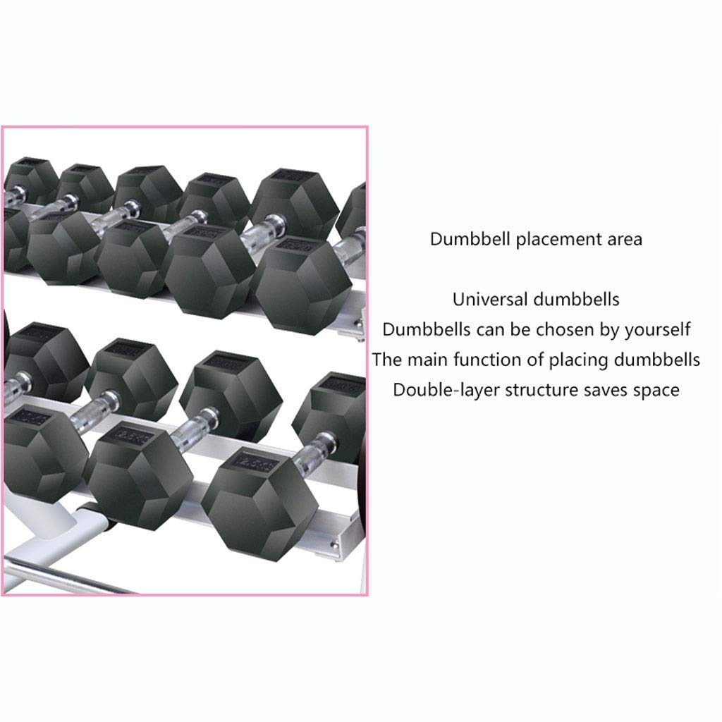 2-Tier Dumbbell Holder Storage Rack