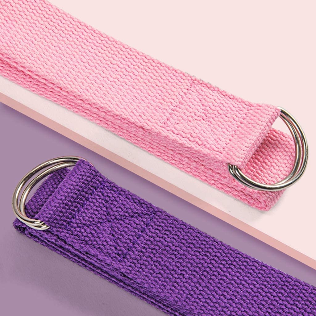 Yoga Blocks & Strap Set with High-Density Foam Bricks (2-Pack)