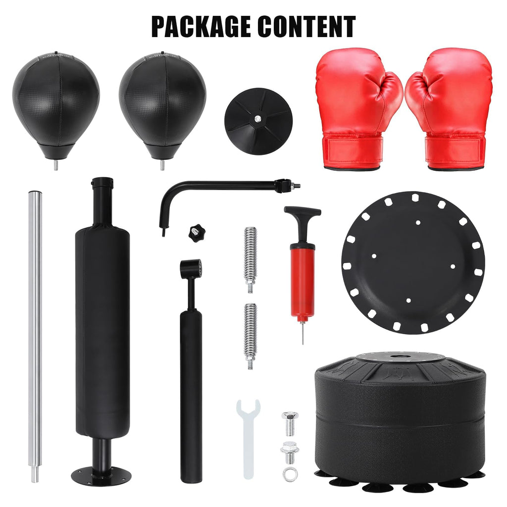 3-in-1 Freestanding Punching Bag Training Set
