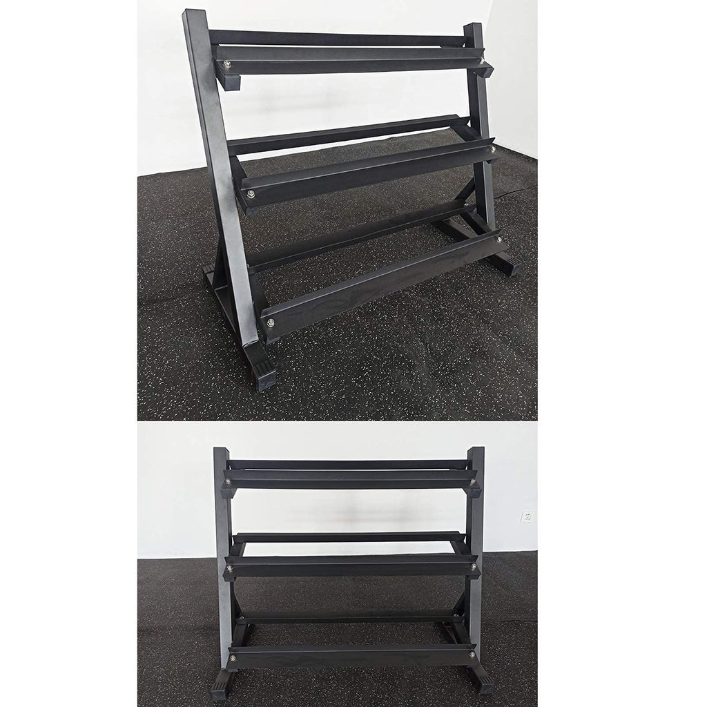 3-Tier Vertical Dumbbell Storage Rack